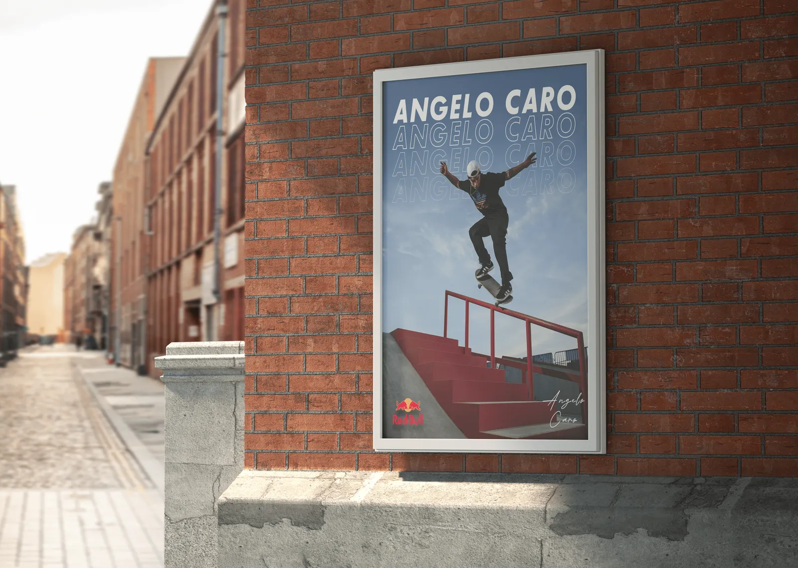 Red Bull × Angelo Caro – Flyer · Événement